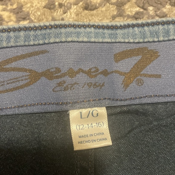 New Seven 7 365 EVERLASTING FLEX Size Large 12-14-16 Jeans - Picture 4 of 7